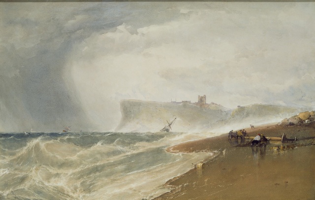 Scarborough Castle from the North Sands