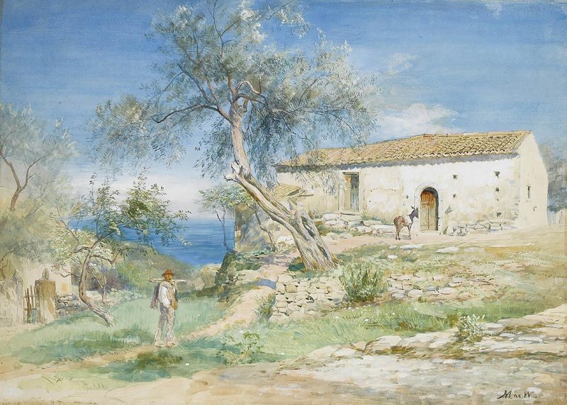 A villa at Taormina