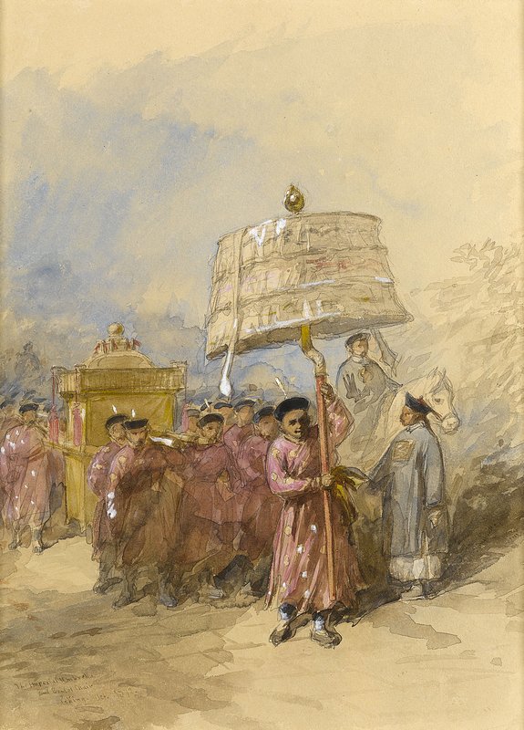 The Imperial Umbrella and Bridal Chair, Peking
