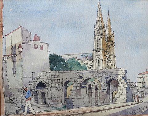 A view of Nimes