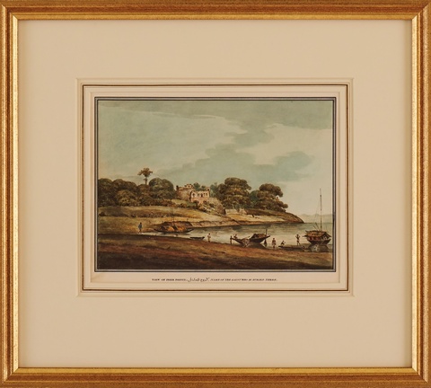 Bridge at Saumpoor near Dacca; Guptar Ghaut near Fyzabad on the Goggra; Burrumdeo near where the Gaggra issues; View of an ancient gateway at Dacca; View of Peer Pointy; A mosque on the north ban of the Gagra near Debowly. (6)
