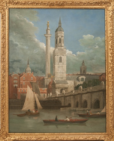 London Bridge and the Monument from the South West